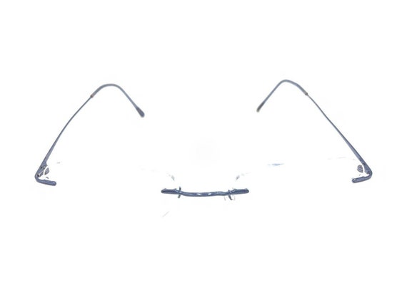 Marchon Airlock 2 760/3 24 Blue Rimless Eyeglasse… - image 2