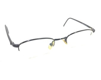 Calvin Klein Collection With Flexon 490 598 Black Silver Eyeglasses Frames H9733 Calvin Klein Collection With Flexon 490 598 Black Silver  main image 4
