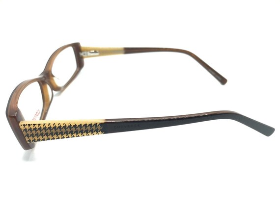 Converse NEW Brown Black Rectangle Eyeglasses Fra… - image 7