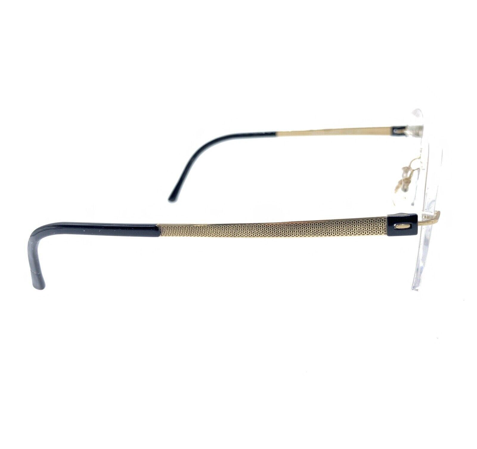 Silhouette 5452 20 6051 Gold Black Rimless Eyeglasses Frames  display picture 3