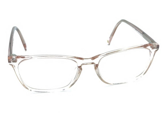 Warby Parker Welty 600 Clear Pink Square Eyeglass… - image 1