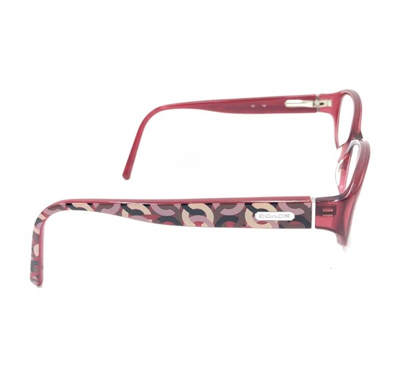 Coach Baila 2034 Pink Transparent Oval Eyeglasses… - image 4