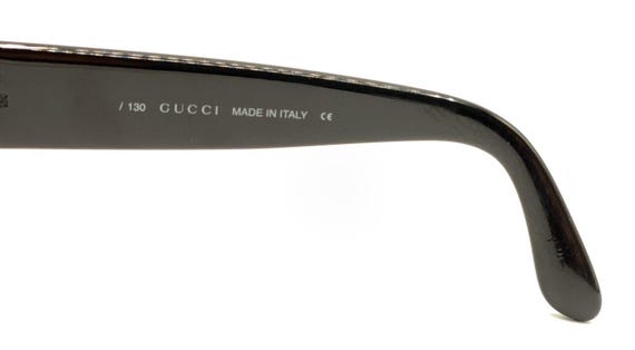 Gucci GG 2436/S 807 Black Thick Oval Sunglasses Frames 52-19 130