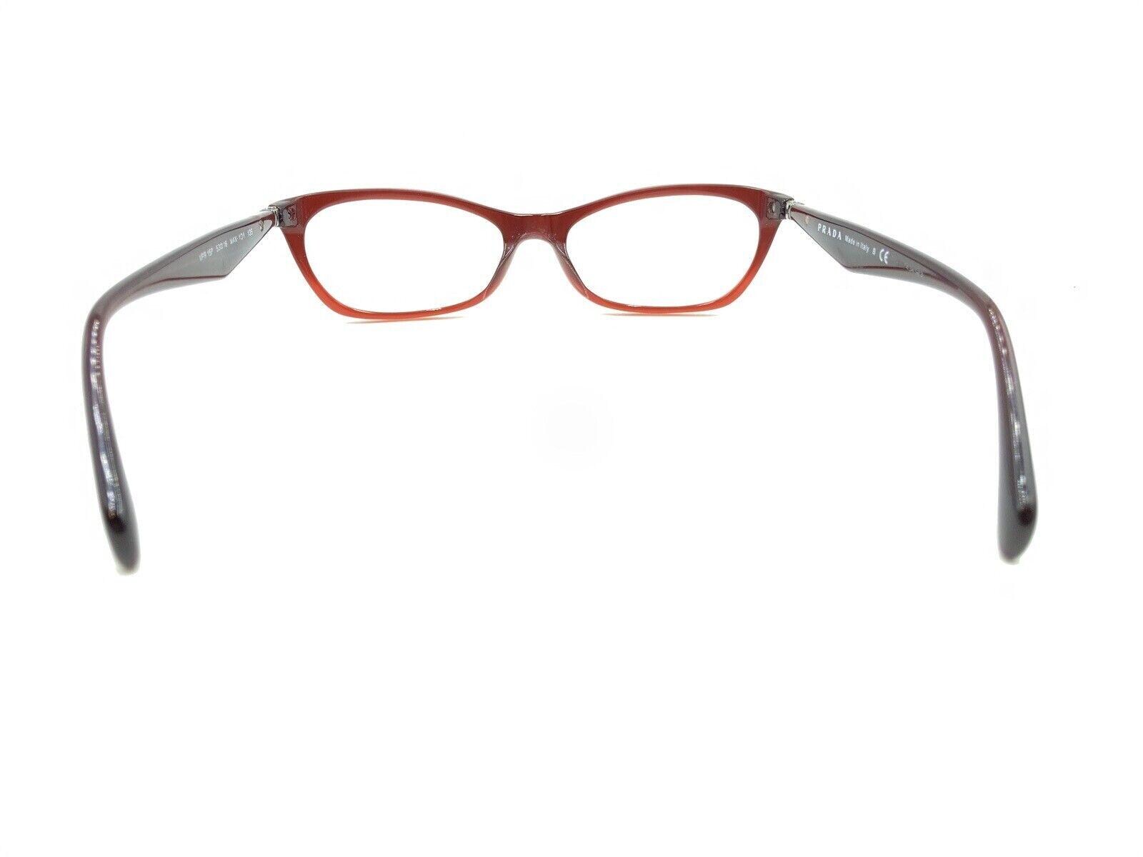 PRADA Red Gradient Cat Eye Logo Badge VPR 15P MAX-101 Eyeglasses Italy Prada VPR18W Cat Eye Glasses | Fashion Eyewear US main image 3