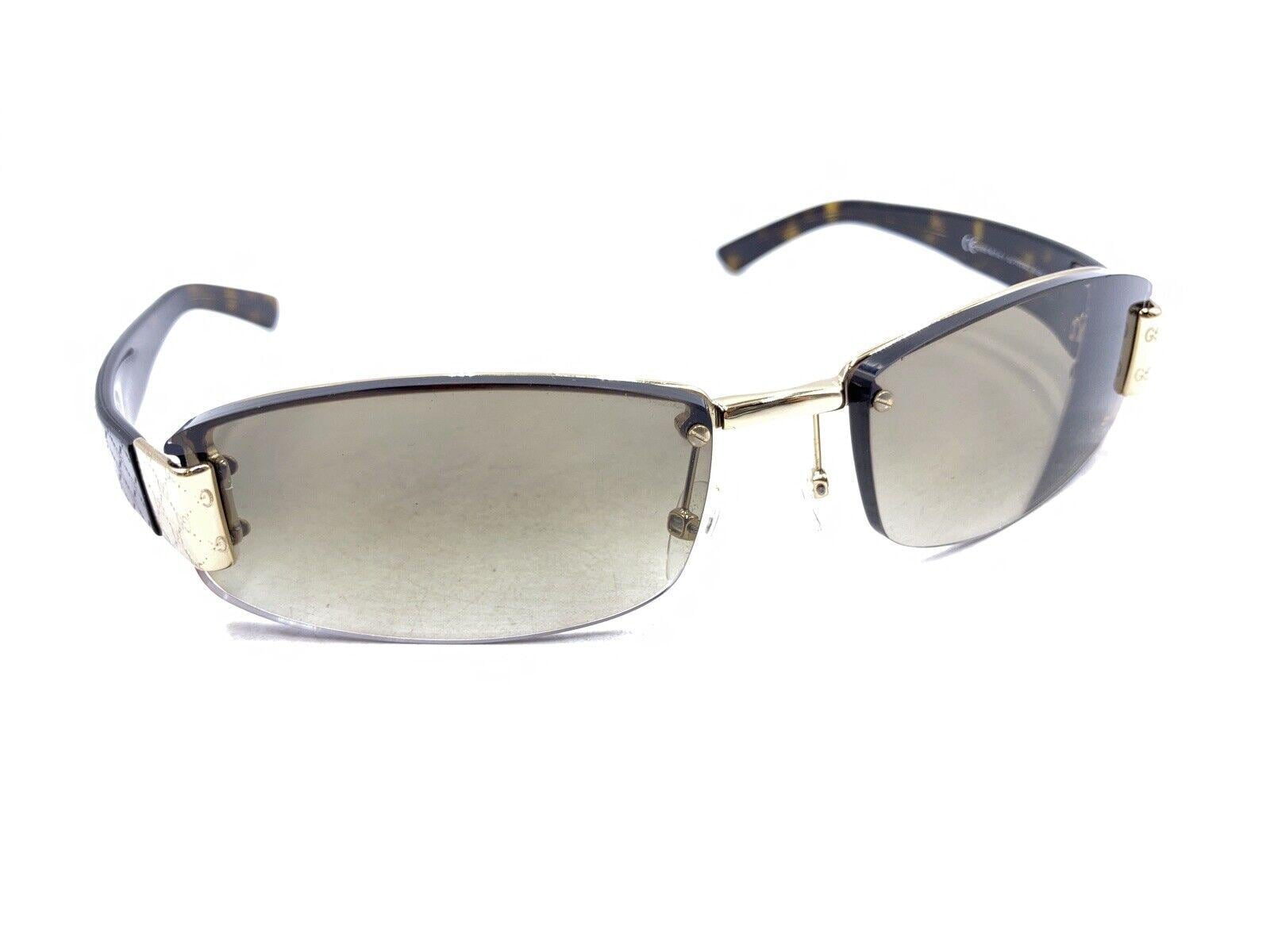 GUCCI GG 1799/N/S RFWZR 60□15 125 Gucci GG 1799/N/S RFXIS Gold Dark Brown Wrap Sunglasses Frames 60
