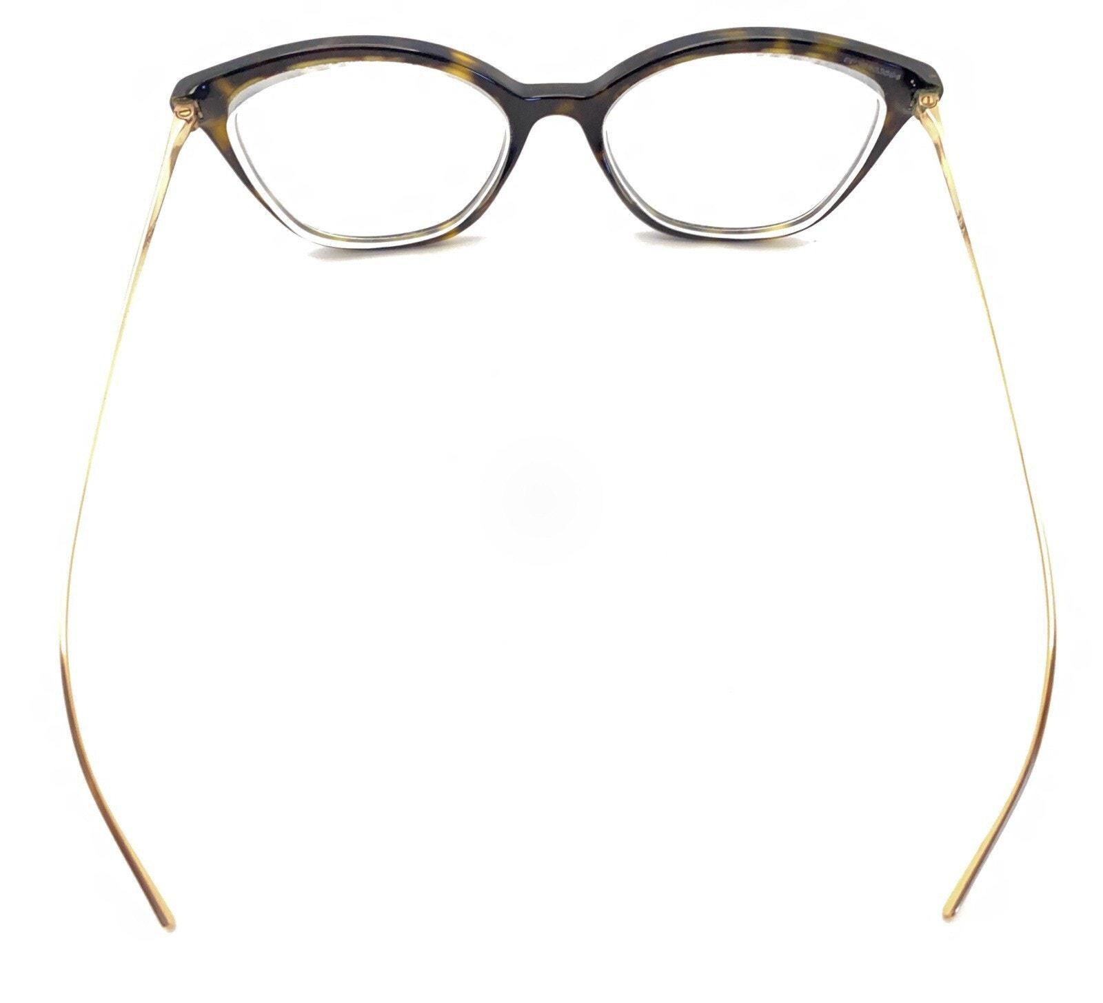 NEW PRADA women\'s vpr 11v 2au-101 eyeglasses in tortoise brown & gold NOS Prada VPR 11V Eyeglasses FRAMES 2AU-101 Tortoise Brown  main image 4