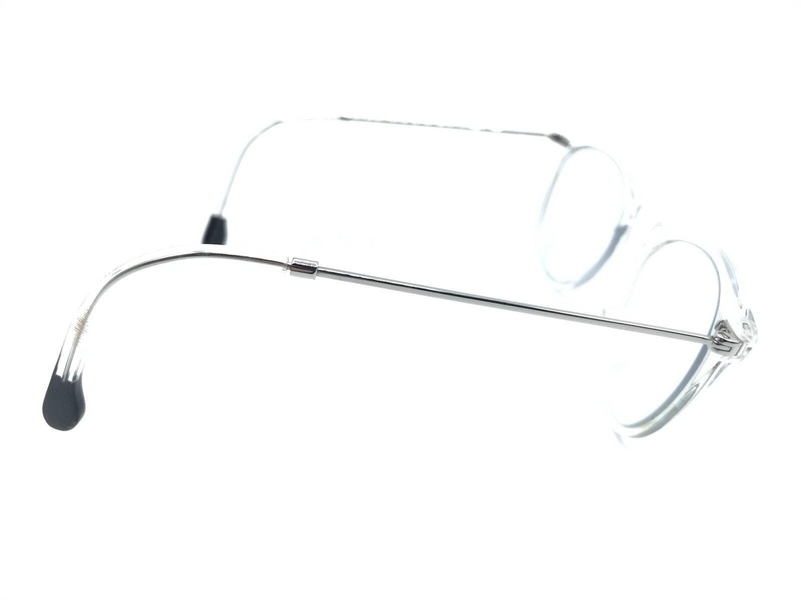 Sean John SJO5130 971 HM Clear Silver Black Round Eyeglasses 