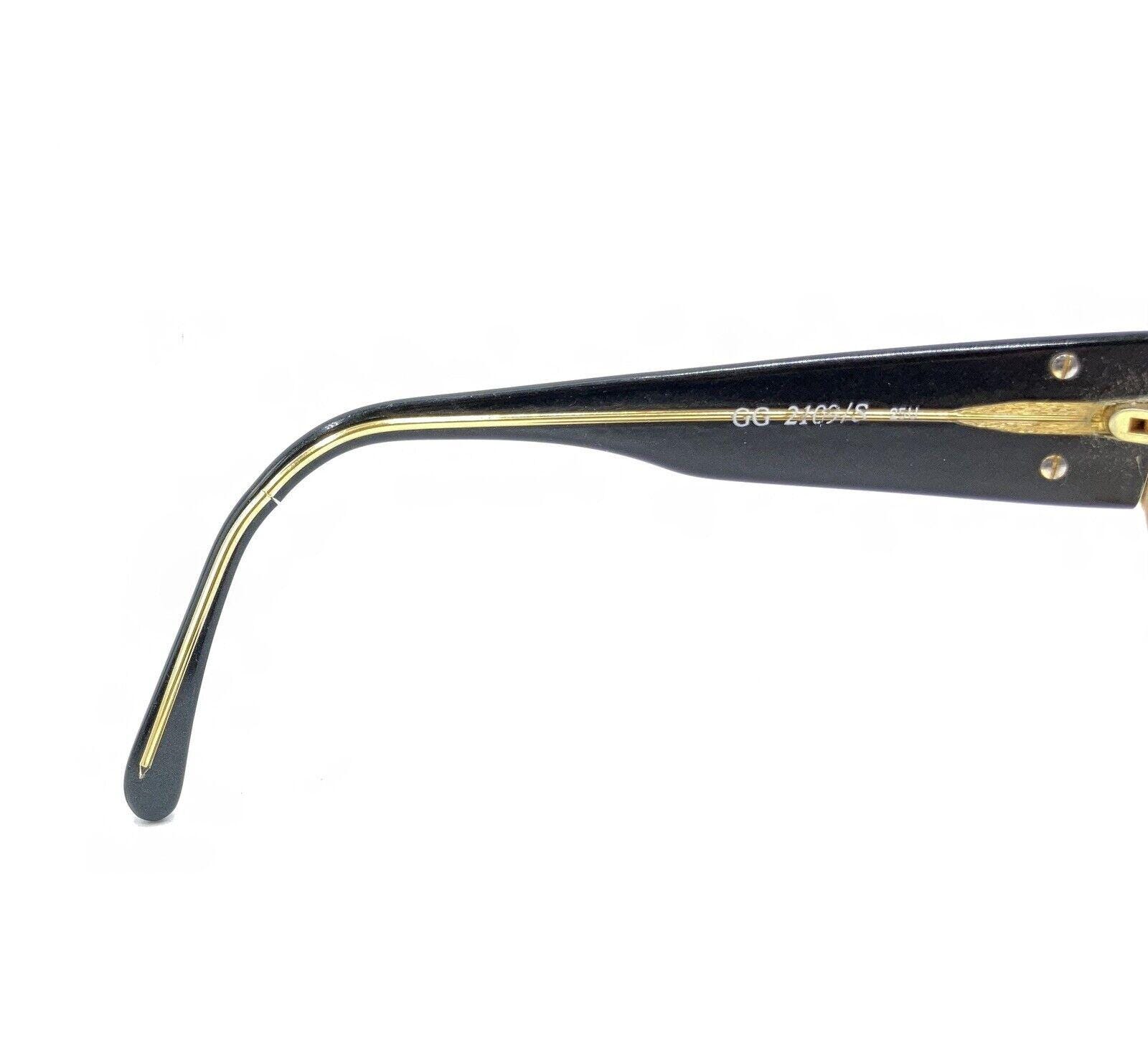 【美品】GUCCI GG2109/S サングラス Gucci Vintage GG 2109/S 25U Tortoise Brown Gold Sunglasses