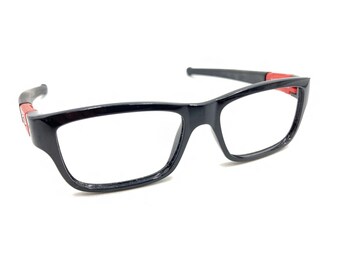 Oakley Marshal XS OY8005-0347 Polished Black Red Eyeglasses Frames 47-14 128 Kid