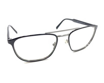 Prada VPR 54X YDC-1O1 Noir Argent Montures de lunettes 54-18 145 Italie Hommes Femmes