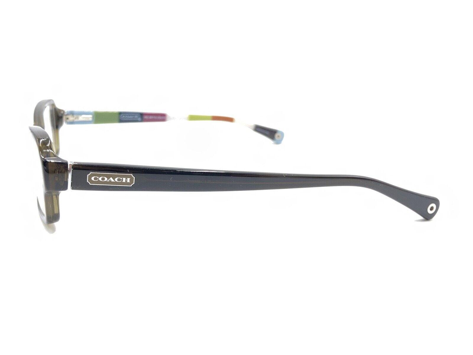 Coach Quinn HC 6010 5030 Dark Olive Transparent Eyeglasses  display picture 3