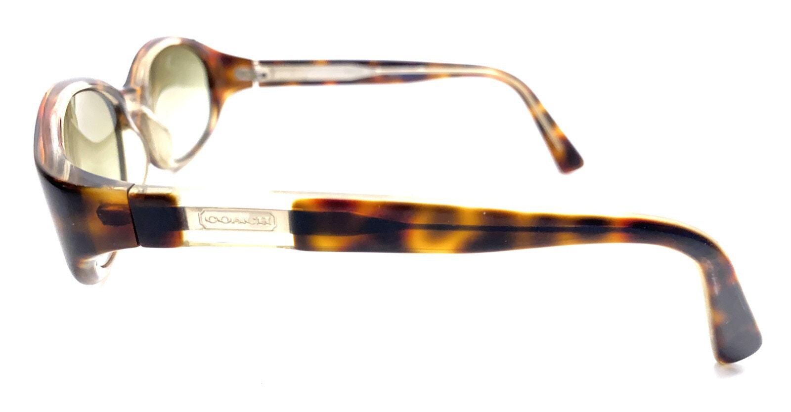 Coach S417 DTT Brown Tortoise Oval Sunglasses Brown Lens 130  display picture 1