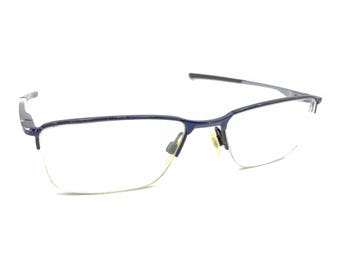 Oakley Socket 5.5 OX3218-0354 Matte Blue Metal Eyeglasses Frames 54-18 136 Men