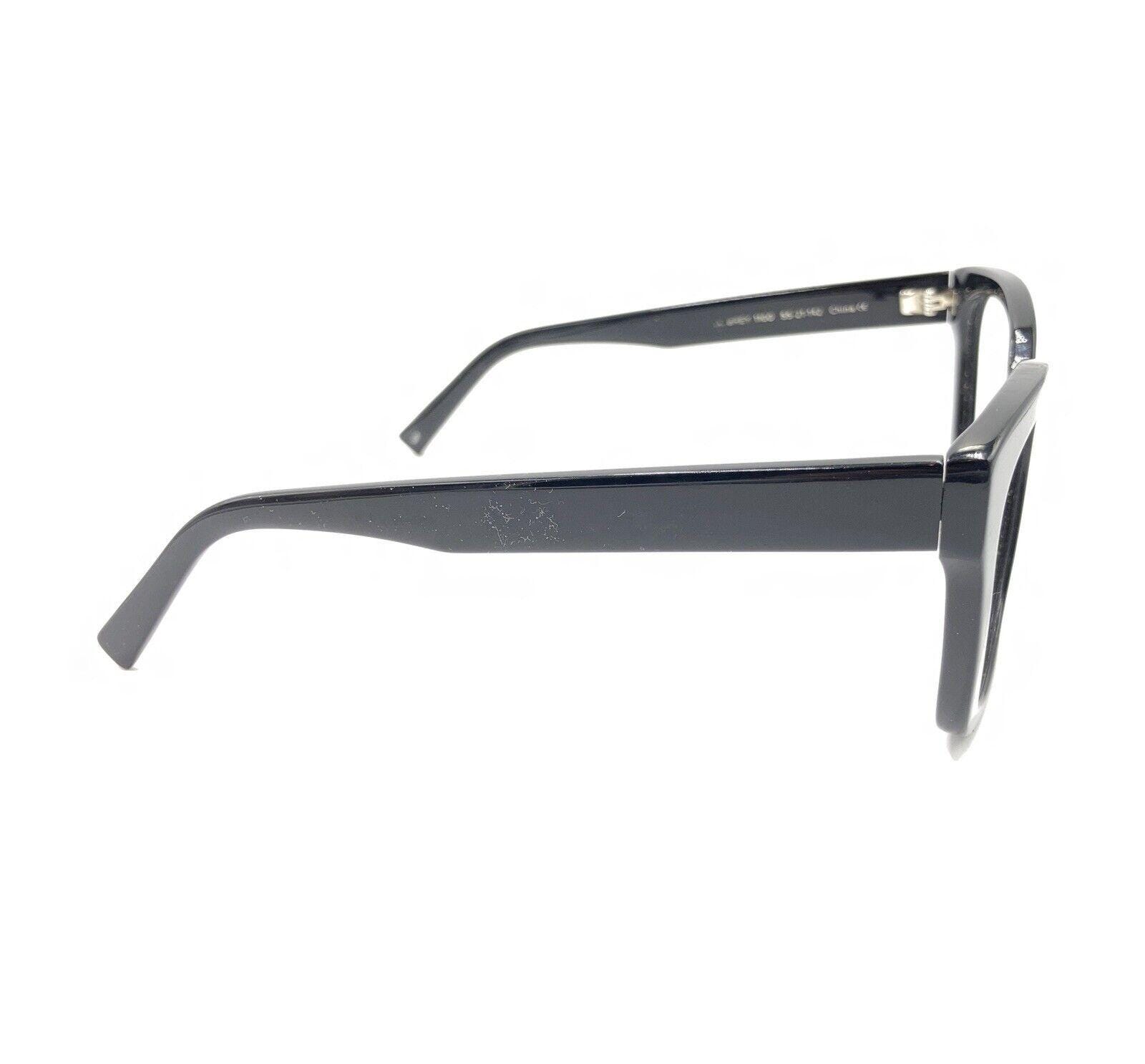 Warby Parker Aubrey Sunglasses Frame LBF 1100 Women\'s Black Full Rim 55-21-142 Warby Parker Aubrey 1100 Black Square Sunglasses Frames 55  main image 4