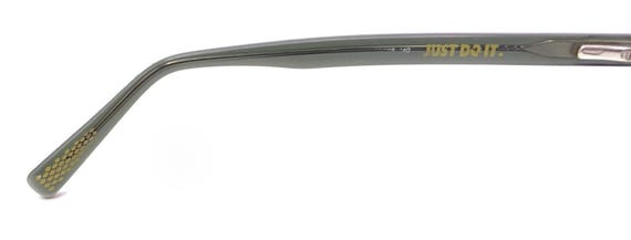 Nike Translucent Black Rectangle Eyeglasses Frame… - image 9