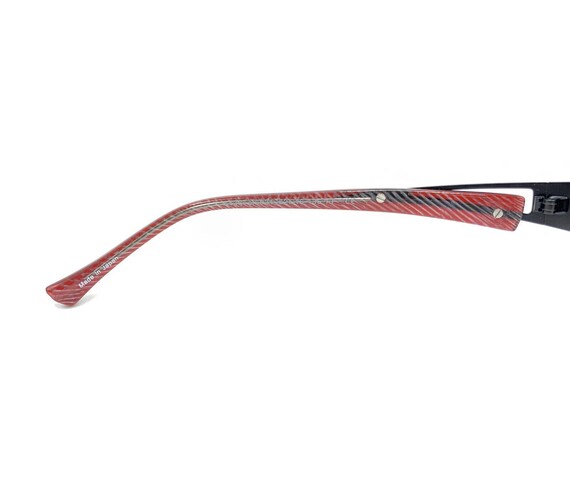 Prodesign Denmark 5138 6031 Black Red Half Rim Eyeglasses  display picture 1