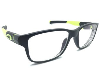 Oakley Field Day OY8007-0150 Satin Black Yellow Eyeglasses Frame 50-15 128 Youth