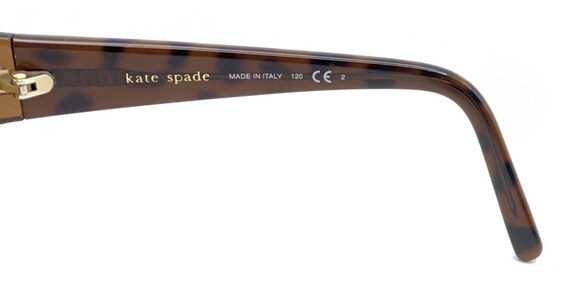 Kate Spade Sunglasses Brown Leopard Rectangle Dee/S 01W0 Frames 54-17 120 Italy Kate Spade Dee/s 01W0 Brown Leopard Rectangle Sunglasses  main image 4