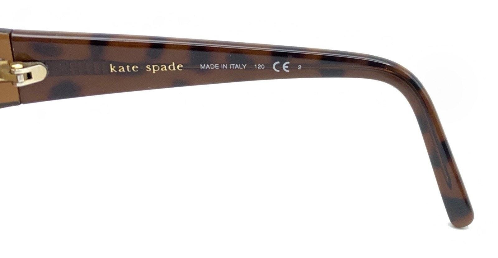 Kate Spade Dee/s 01W0 Brown Leopard Rectangle Sunglasses  display picture 1