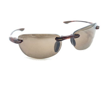 Montures de lunettes sans monture Maui Jim Sandy Beach MJ-908-10 marron 56-15 130 Japon