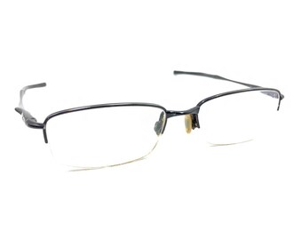 Monturas de gafas Oakley Clubface OX3102-0152 de media montura en negro pulido, 52-17 143