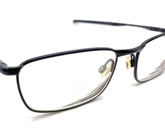 Montura de gafas Oakley Barrelhouse OX3173-0152 en negro mate, talla 52-17, 139 para hombre y mujer