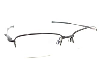 Monturas de gafas Oakley Clubface OX3102-0252 de media montura en marrón pulido, 52-17, 143