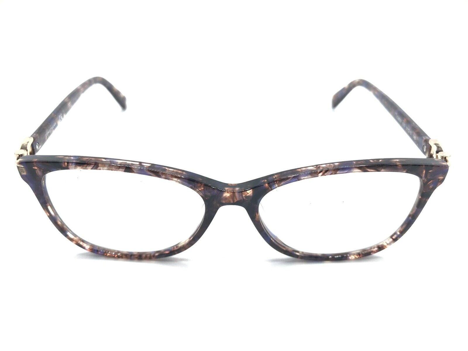 Longchamp LO2633 625 Tortoise Brown Blue Gold Eyeglasses  display picture 3
