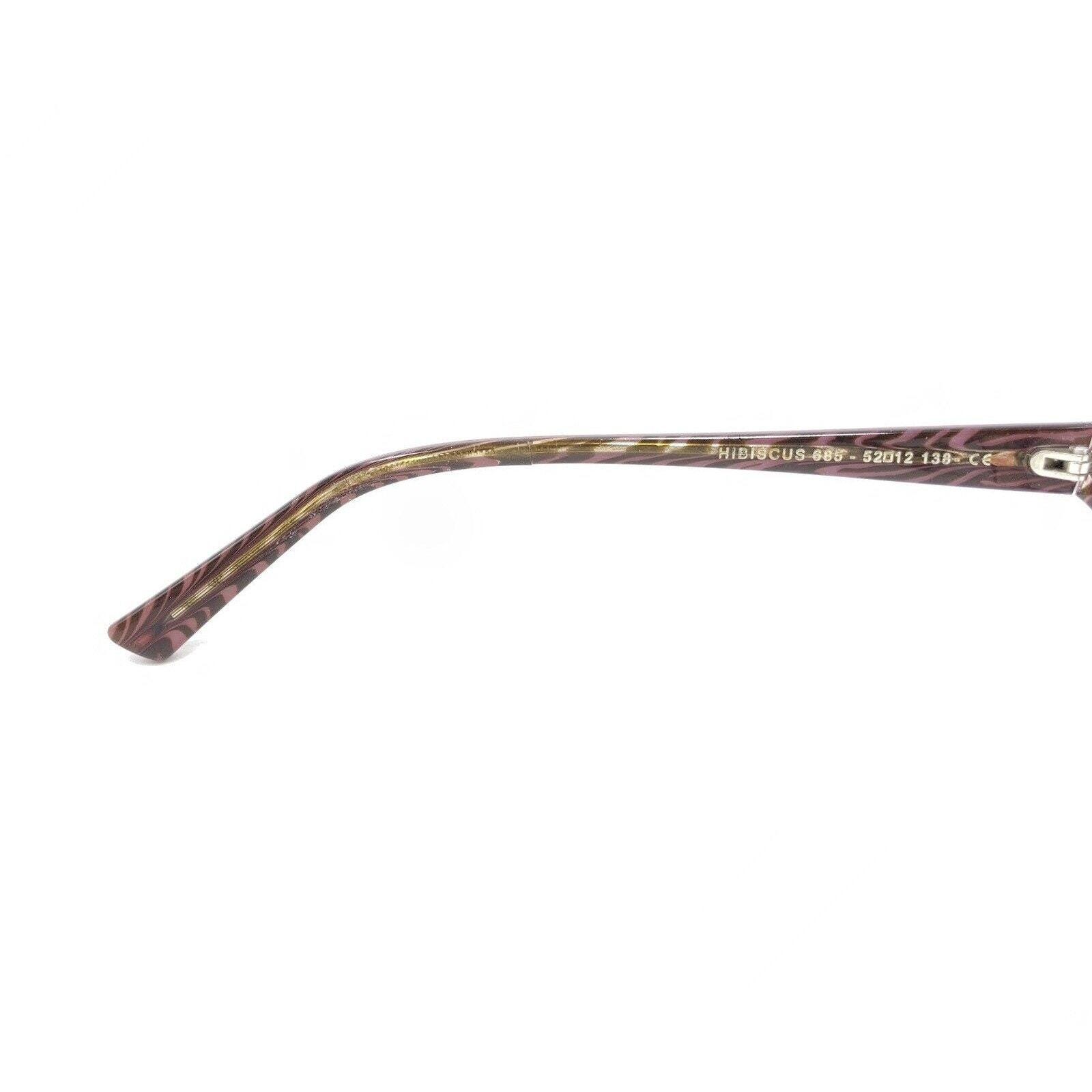 NEW JEAN LAFONT HIBISCUS DESIGNER EYEWEAR Jean Lafont Hibiscus 685 Red Oval Eyeglasses Frames 52-12  main image 4