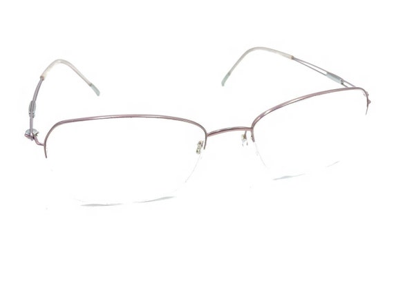 Silhouette Titanium 4337 40 6053 Purple Eyeglasses