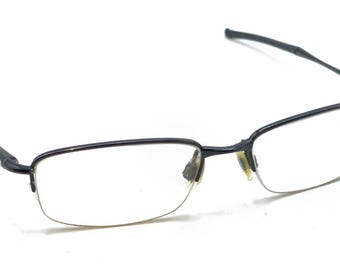 Monturas de gafas de media montura Oakley Clubface OX3102-0152 de metal negro, 52-17 143