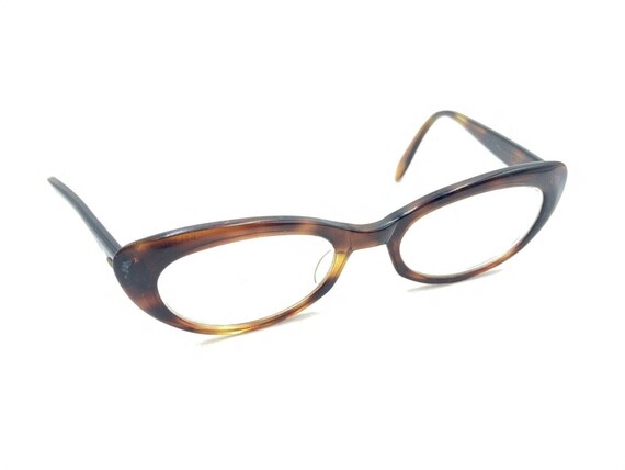 Bausch & Lomb Vintage Tortoise Brown Cat Eye Eyeg… - image 1