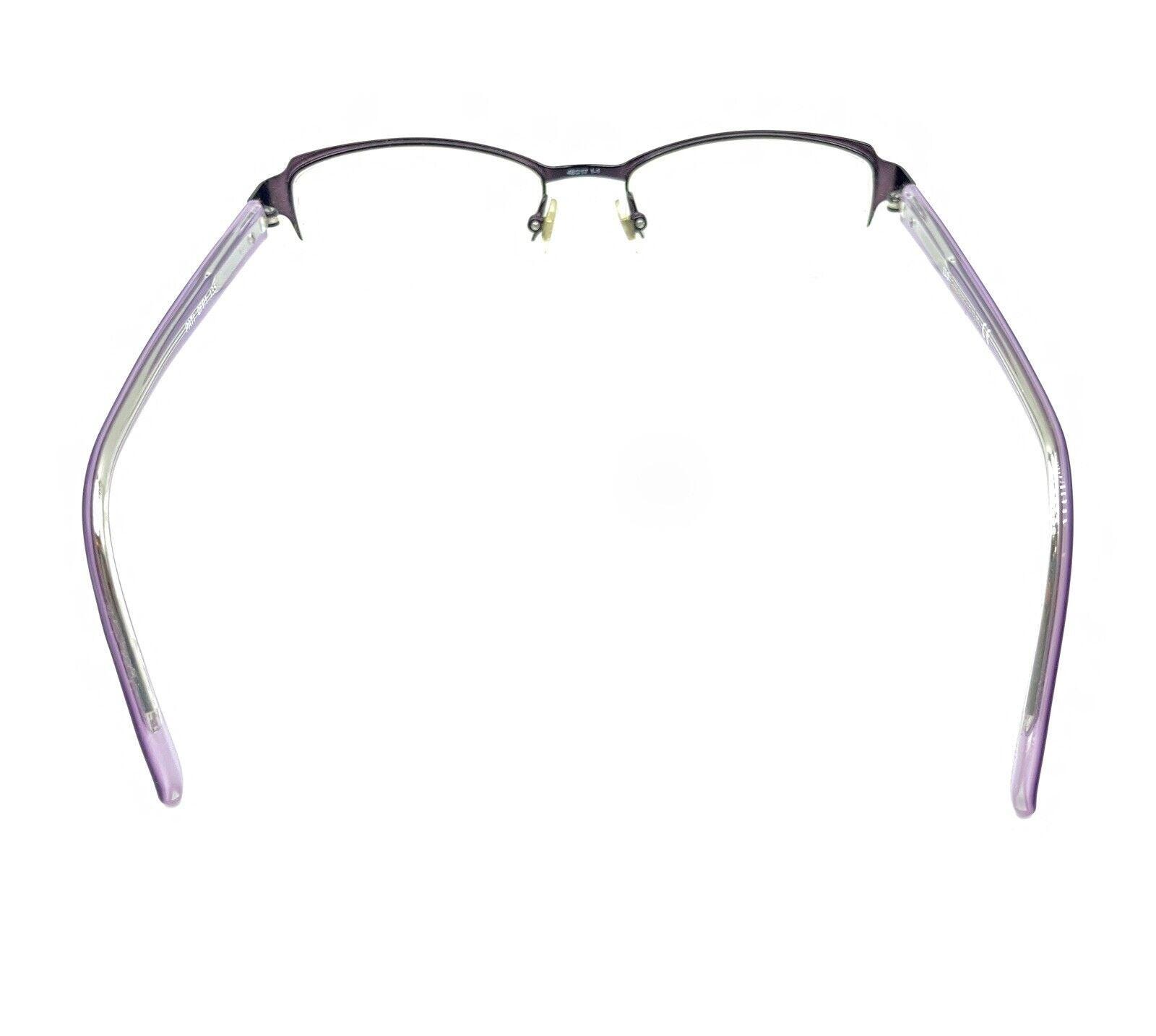 Kate Spade Pati 0FP1 Eyeglasses Eye Glasses Frames 48-17-135 Kate Spade Pati 0FP1 Satin Purple Half Rim Eyeglasses Frames  main image 4