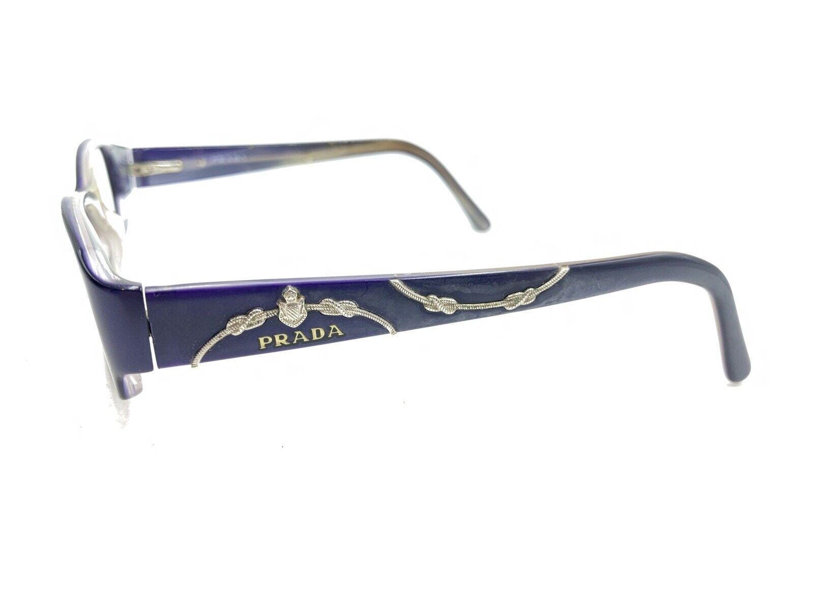 Prada VPR 15L 7ON-1O1 Dark Purple Eyeglasses Frames 53-16  display picture 2