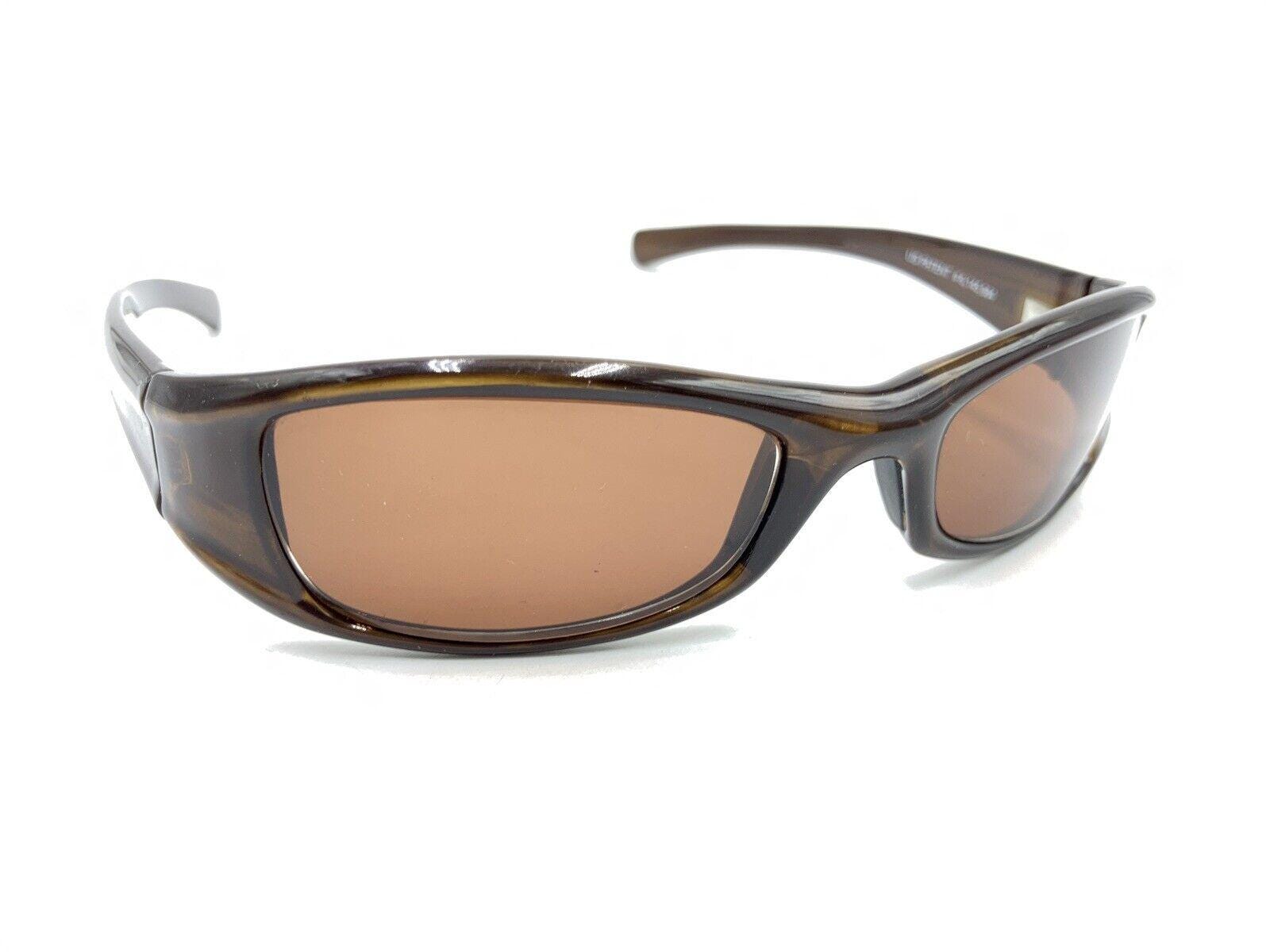 Maui Jim MJ 105-26 Dark Brown Oval Wrap Sunglasses Frames 