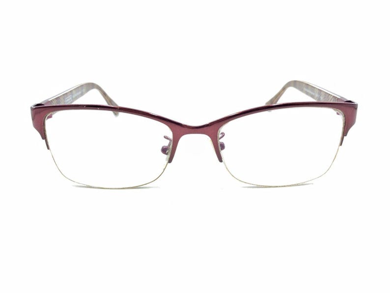 Montura de gafas Coach Montana HC 5038 9134 en color burdeos satinado y marrón, 52-17 135 imagen 6