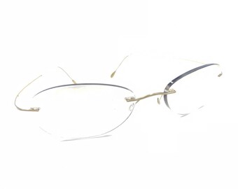 Kenneth Cole KC 554 B53 EYEGLASSES‎ FRAMES 50-17-135 Gold Half Rimless H3581 Kenneth Cole KC 554 B53 EYEGLASSES FRAMES 50-17-135 Gold  main image 2