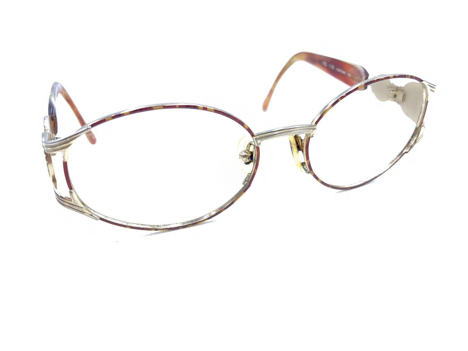 Vintage Fendi FS 119 Ebony 125 Made In Italy Sunglasses Fendi Vintage FS 119 Tortoise Brown Gold Sunglasses Frames  main image 4