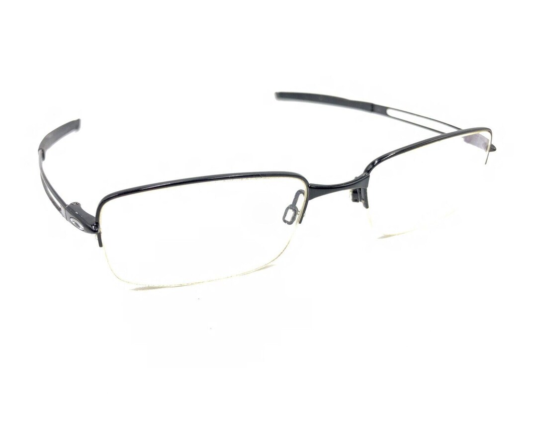 Oakley Frag OX5045-0153 Metal Black Half Rim Eyeglasses Frames 53