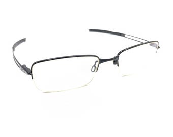 Oakley Frag OX5045-0153 Metal Black Half Rim Eyeglasses Frames 53-19 140 Men