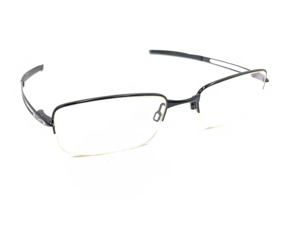 Oakley Eyeglasses OX5045-0153 Polished Black Half Rim Frame 53-19 136‎ H13994 Oakley Eyeglasses OX5045-0153 Polished Black Half Rim Frame  main image 4