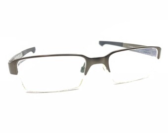 Oakley Boomstand OX5042-0352 Pewter Half Eyeglasses Frames 52-19 140 Designer