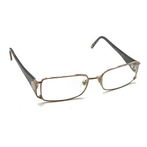 Versace MOD. 1142-B 1045 Gold Brown Rectangle Eyeglasses Frames 51-16 135 Italy
