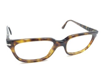 Persol 2154-V‎ Eyeglasses Frames Brown Metal Square Men\'s Eyeglasses H3227 Persol 2154-V Eyeglasses Frames Brown Metal Square Men main image 2
