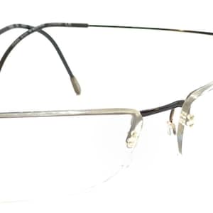 Silhouette 7526 50 6097 Titanium Black Rimless Eyeglasses  display picture 1