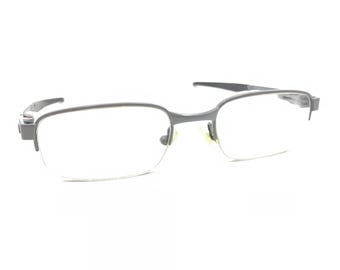 Oakley Backwind 0.5 OX3163-0150 Satin Grey Half Rim Eyeglasses Frames 50-19 139