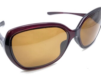 Oakley Overtime OO9167-05 Red Brown Square Sunglasses Frames 59-15 132 USA Women