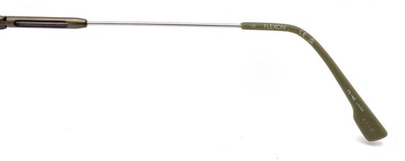 Flexon E1124 310 Green Silver Rectangle Eyeglasse… - image 10