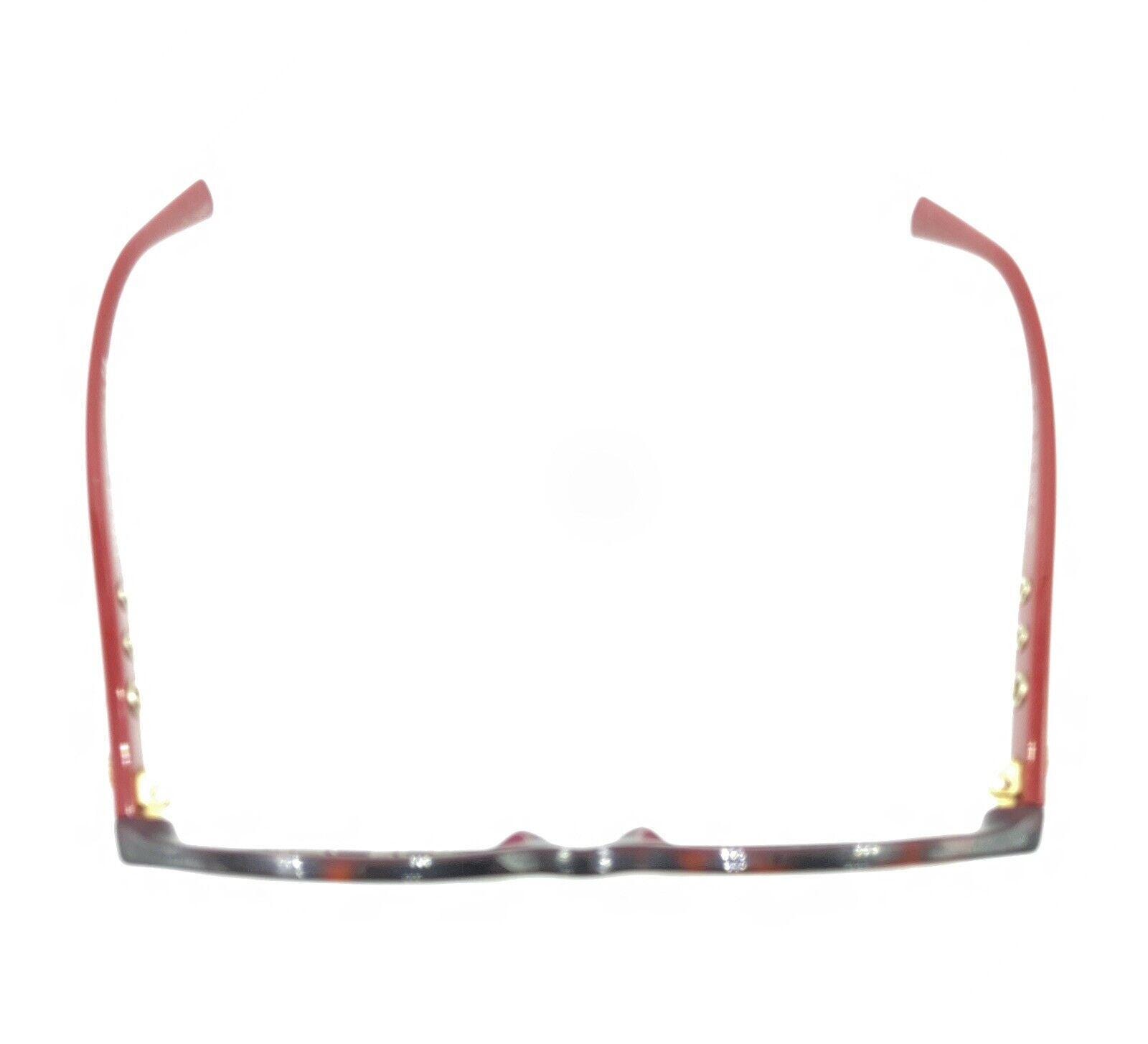 Versace MOD. 3225 5184 Dark Red Tortoise Cat Eyeglasses 