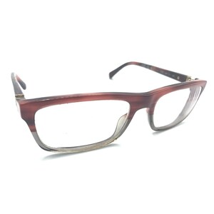 Prada VPR 06N ZY8-1O1 Brown Black Eyeglasses Frames 53-17 140 Italy Designer
